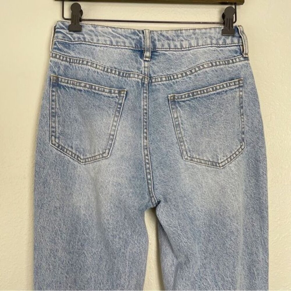 Pacsun distressed mom jeans high rise eco light blue 26 - Picture 8 of 11